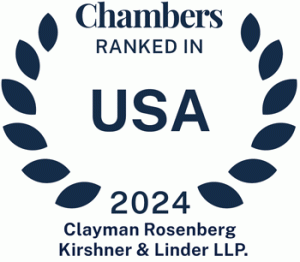 Chambers 2024 Clayman Rosenberg Kirshner & Linder LLP